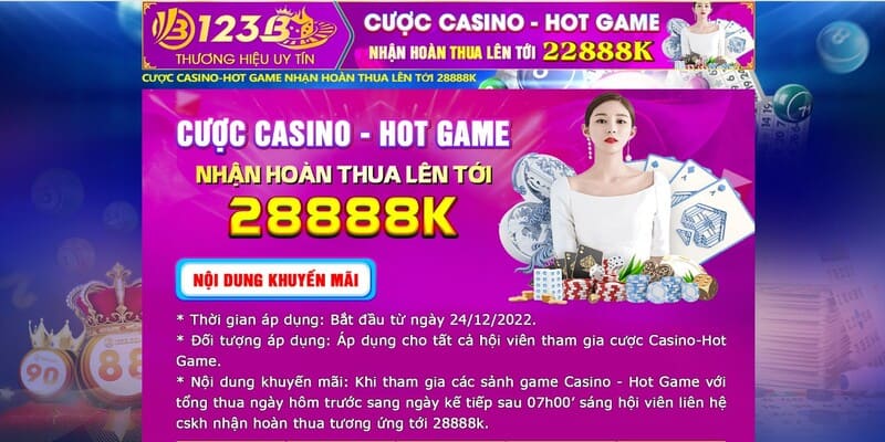 Cược nhận hoàn thua casino