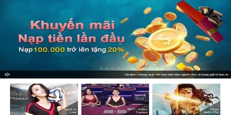 Khuyến mãi casino 123B rinh thưởng lớn