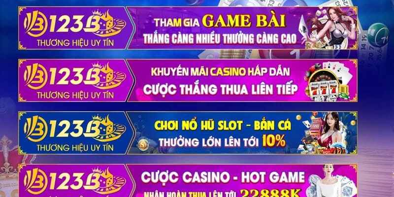 Cách tham gia nhận thưởng ưu đãi 123B