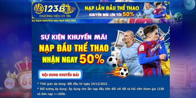 Nạp thể thao lần đầu nhận thưởng lớn